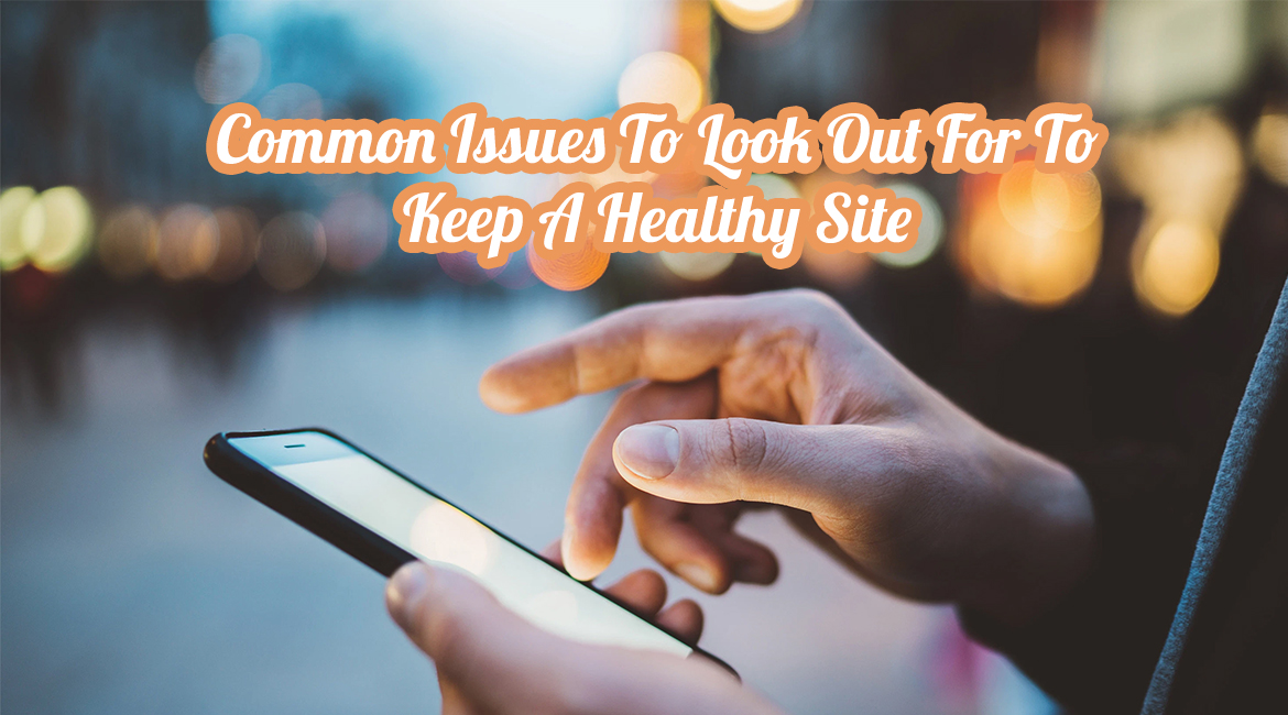 Common Issues To Look Out For To Keep A Healthy Site